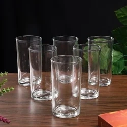 Water/ Juice Glass Plain Transparent - 6pcs (1 Set ) 1
