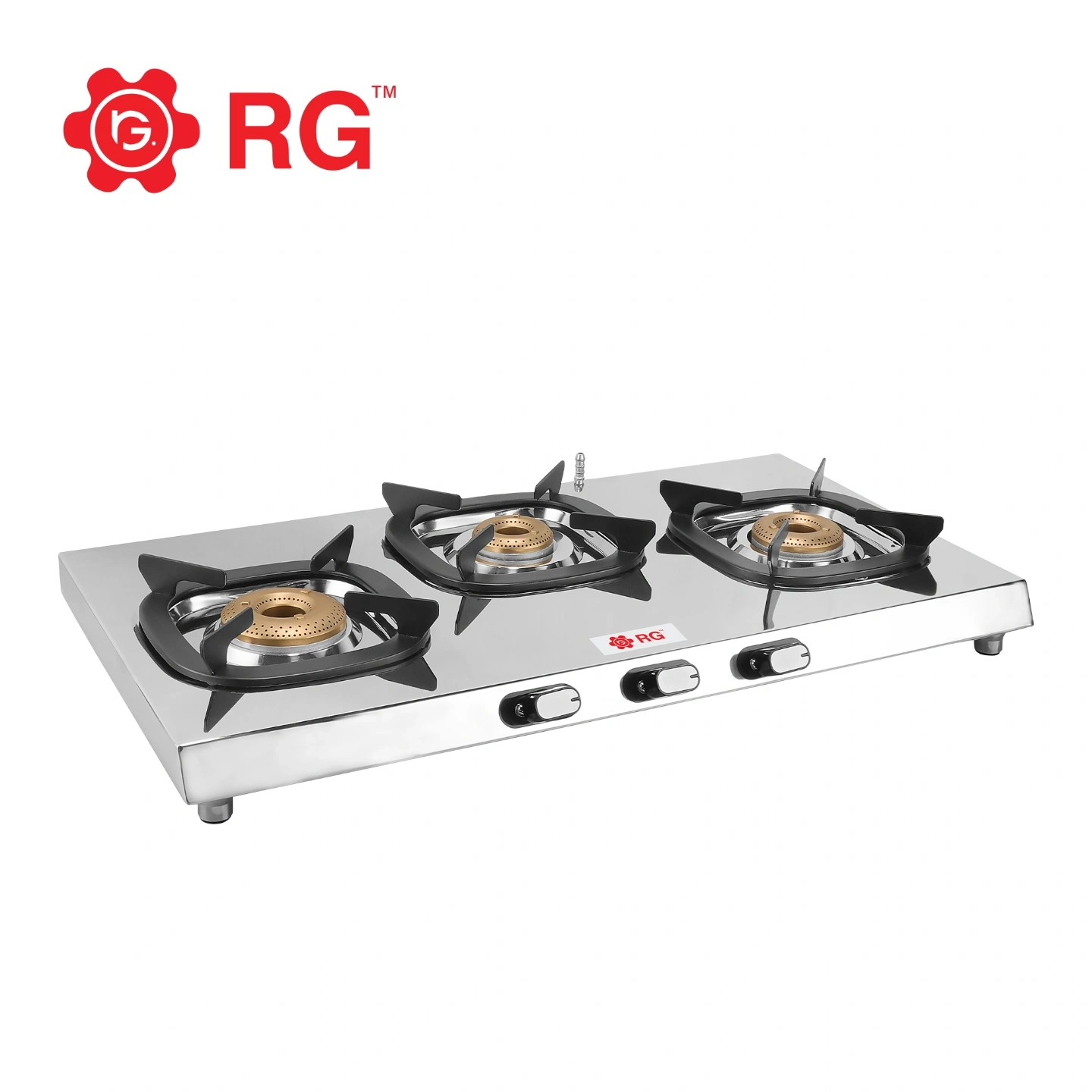 RG | Stainless Steel Gas Stove - Pluto 3 Burner 1