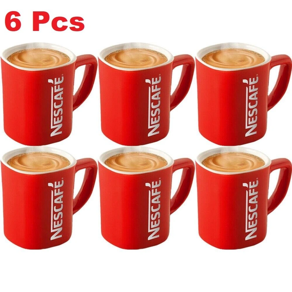 6pcs Nescafe Ceramic Tea Coffee cup set (250ml) 1