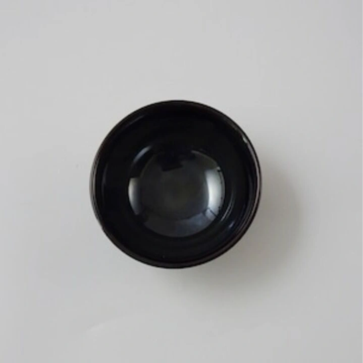 2.5" Round Melamine Pickle Bowl- Black 1
