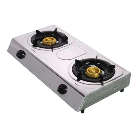 Tulip | Stainless Steel Auto Flame Gas Stove | Matchless - 2 Burner 1