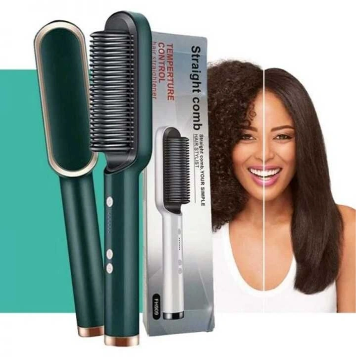 2-in-1 temperture control Hair Straightener Comb 1