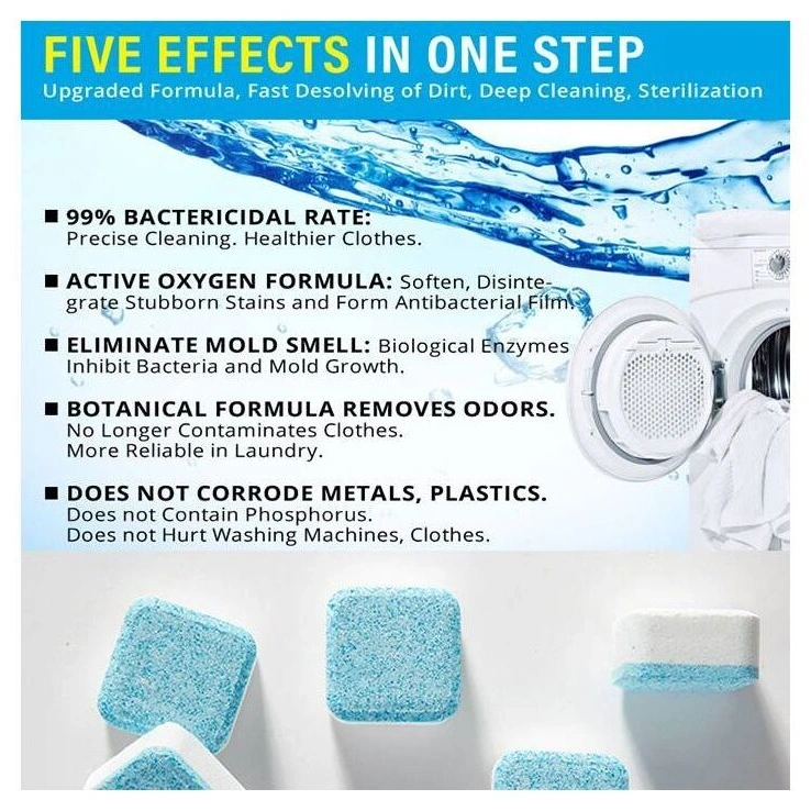 Antibacterial Washing Machine Cleaner Tablets 12pcs 2