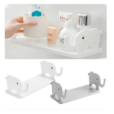 Self Adhesive Bathroom Rack (Elephant Design) 2
