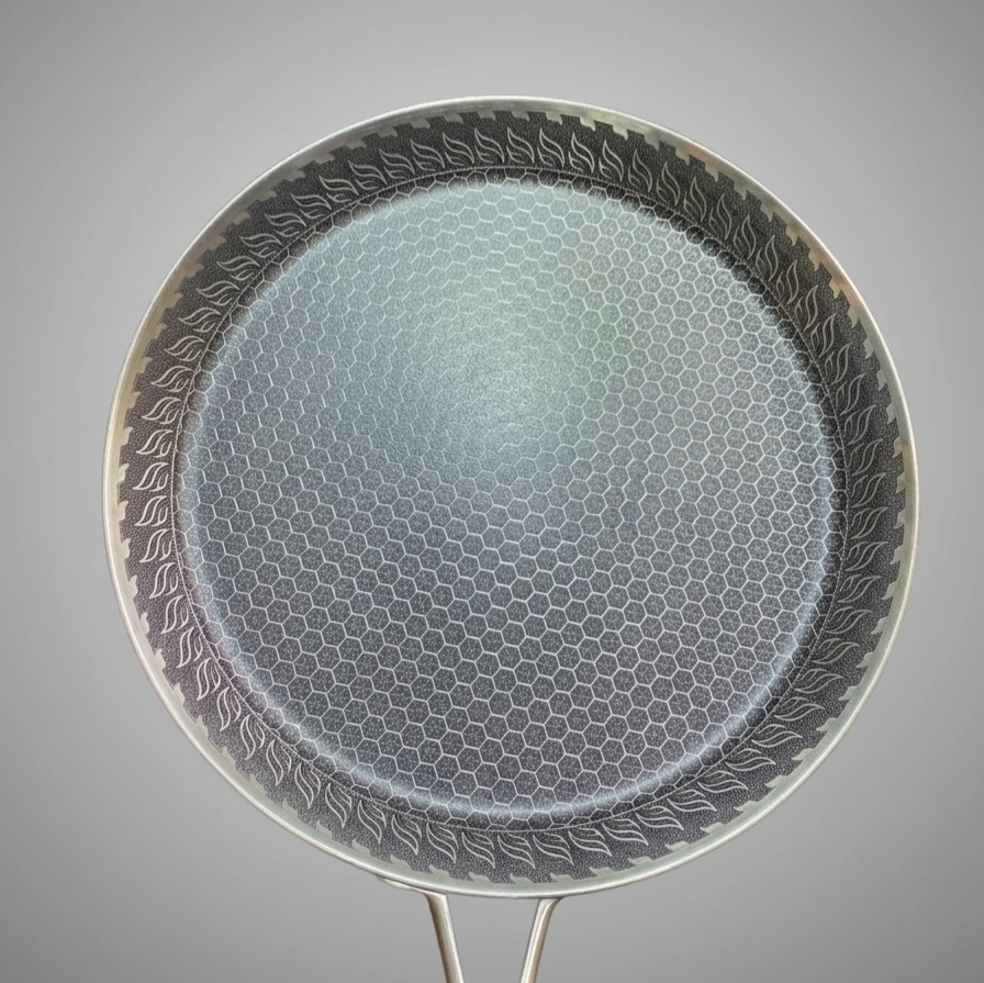 Bakhshie Non-Stick Doudle Honeycomb Tawa/Frying Pan-26cm 3