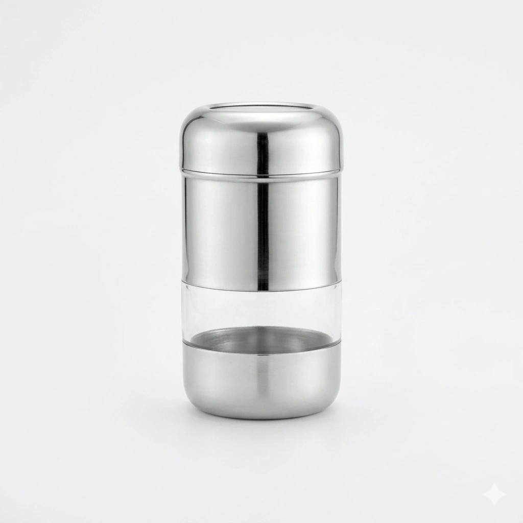 Unirize | Spice Container Stainless Steel Clear View - 1600ml 1