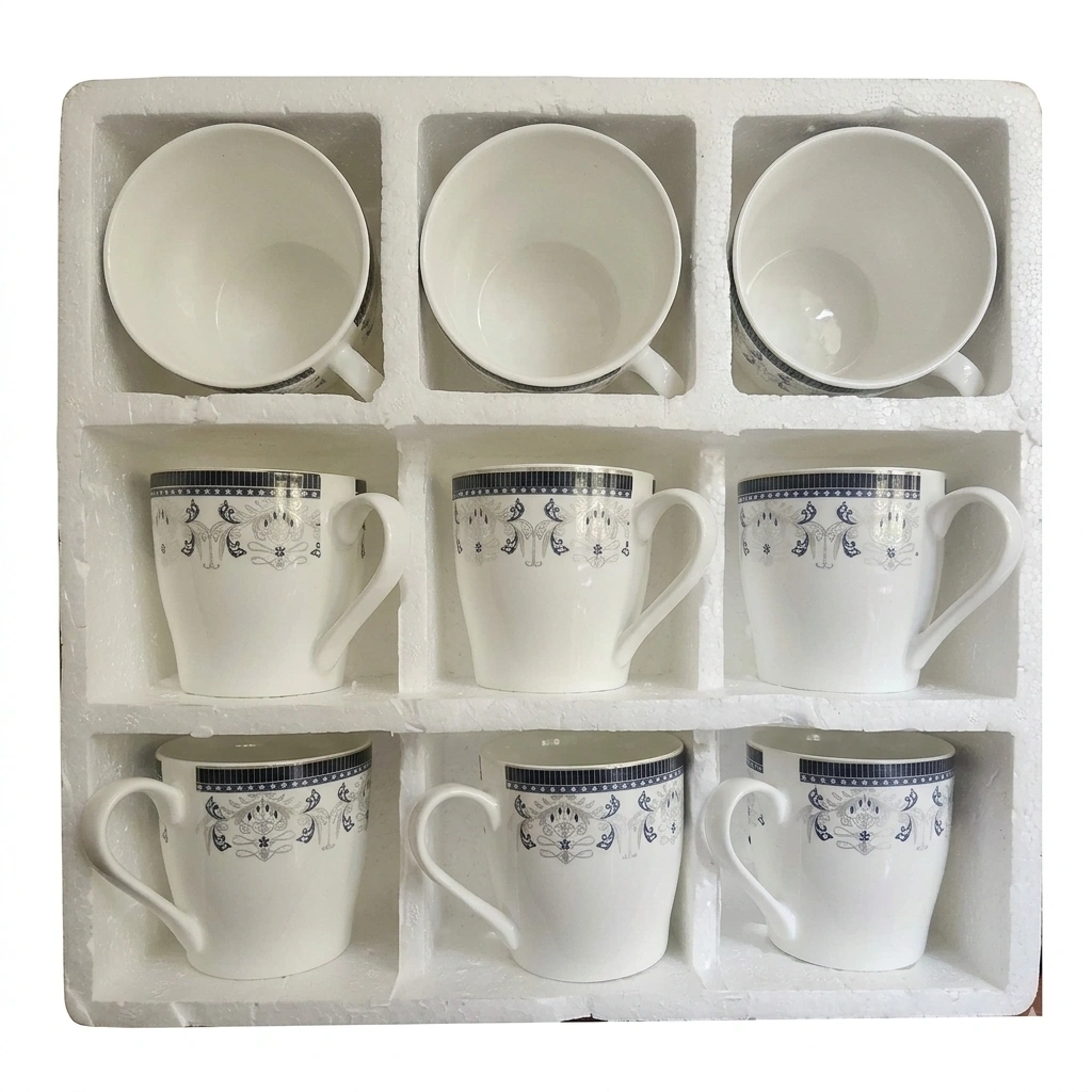 Unirize | Tea Coffee mug 200ml 6pcs Set Steno 1
