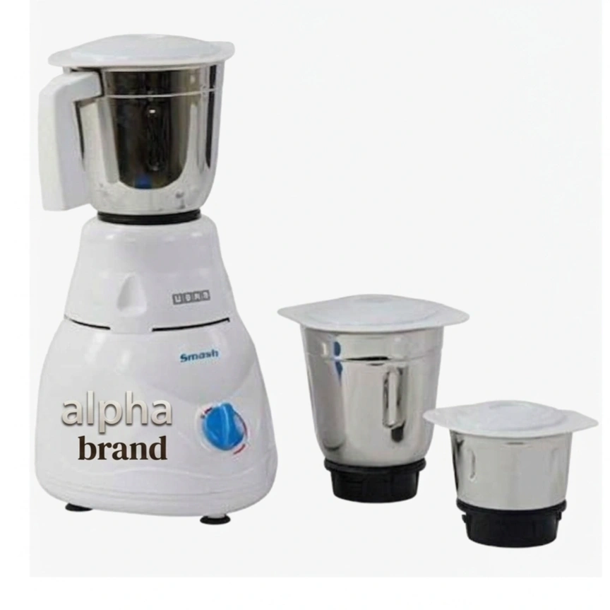 Alpha | Mixer Grinder Stainless Steel Jars 600W - 3Jar 1