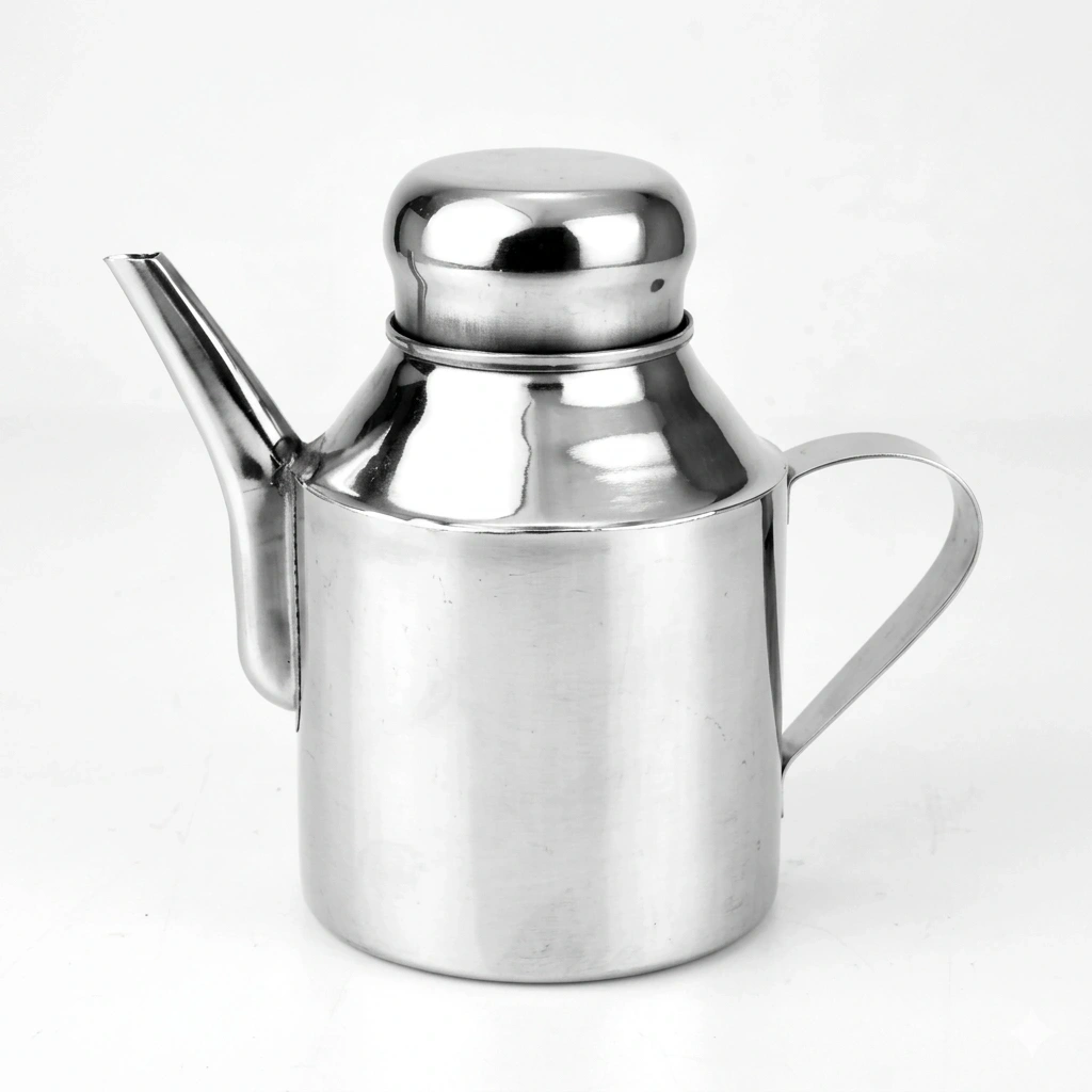 32.Oz Stainless Steel Oil Dispenser Pot 1