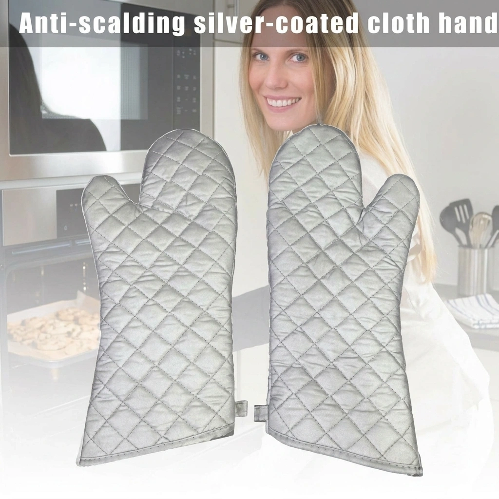 1pcs Oven Mitts Kitchen Oven Microwave Gloves -36*16cm 1