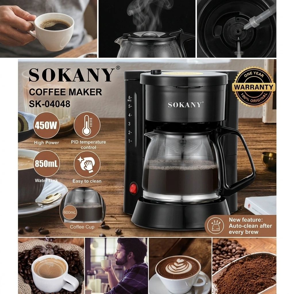 SOKANY SK-04048 Premium Coffee Maker 1