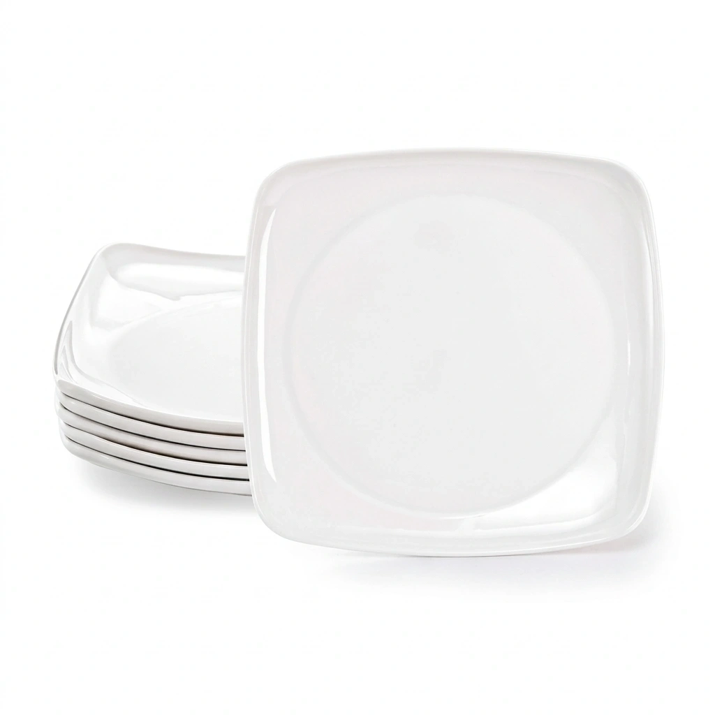 Premium Melamine Square Plate – 7.5" 1