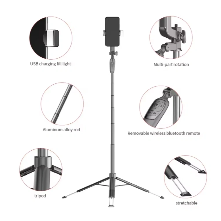 NeePho NP-L2 Professional Tripod Stand/ Selfie stick 2