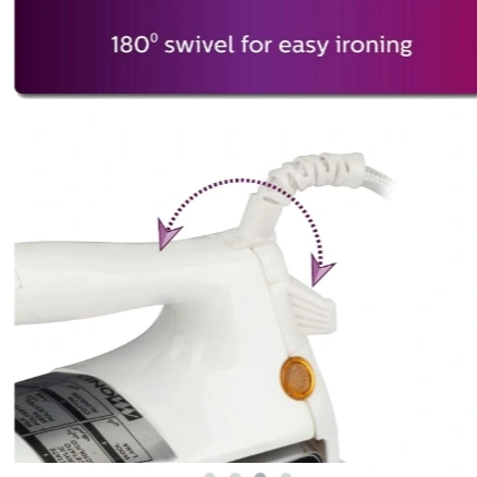 Tulip | Electric Dry Cloth Iron 1000w - SEDAN 3