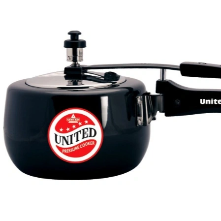 United Pranzo Hard Anodised Inner-Lid Pressure Cooker -3ltr 1