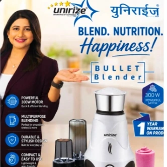 Unirize Bullet Blender Mixer 300watt-3jar set 1