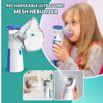 Rechargeable Ultrasonic Mesh Nebulizer – Portable Cool Mist Air Humidifier & Diffuser 1