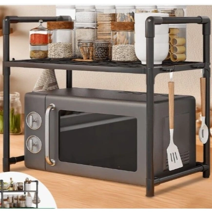 Full Metal Body Adjustable Multi functional Ovan Rack and kitchen storage 1