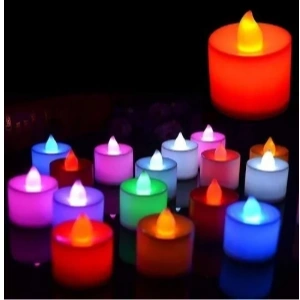 Colourful LED Candle Lights 24pcs 1
