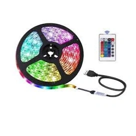 Multicoloured Led Strip Light with Remote - 5M 2