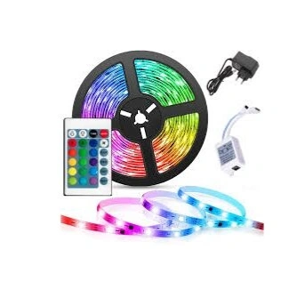 Multicoloured Led Strip Light with Remote - 5M 3