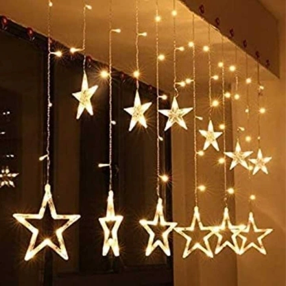 STAR STRING LED LIGHTS 12pcs FAIRY LIGHT for All FESTIVALS 2