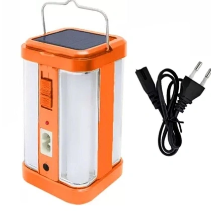 Minling ML-1663 Solar Rechargeable Emergency Light | Dual Charging | Portable LED Lantern 1