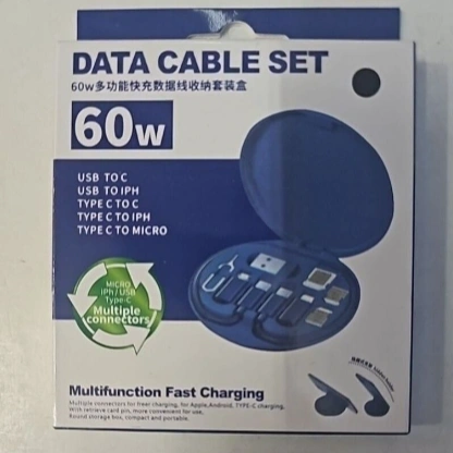 60W Multi functional Data cable set 1