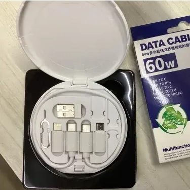 60W Multi functional Data cable set 3