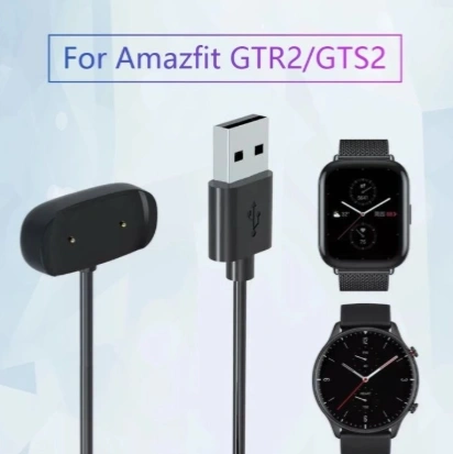 Amazfit Gtr 2/ Gts 2/ Gtr 2e/ Gts 2e/ Gts 2 Mini / T-Rex Pro / Bip U / Bip U Pro Charger Adapter USB Charging Cable Cord 2