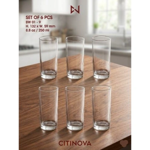 Citinova Swiss Highball Water/Juice Glass 6pcs- 2