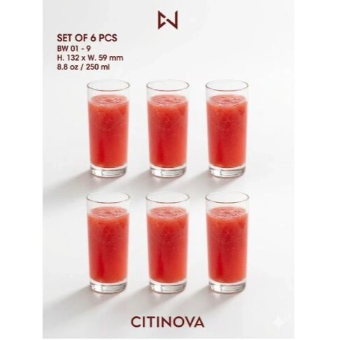 Citinova Swiss Highball Water/Juice Glass 6pcs- 1