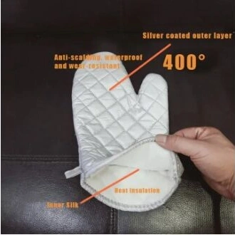 1pcs Oven Mitts Kitchen Oven Microwave Gloves -36*16cm 2