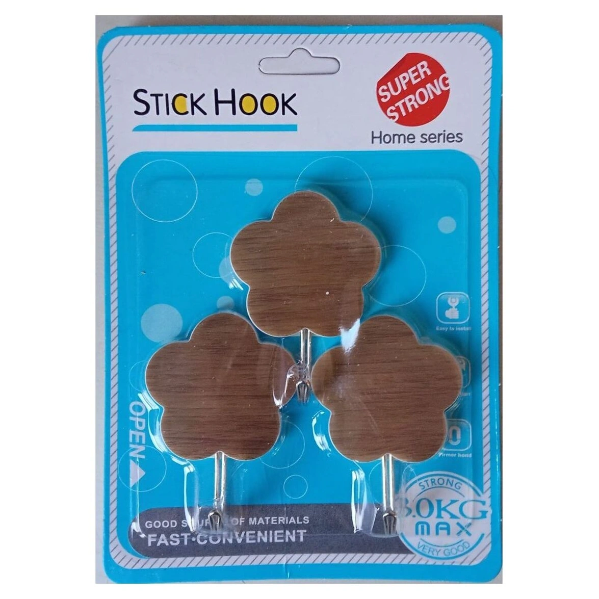 Plastic Wall Hooks ( 3 kg, 3pcs ) 1