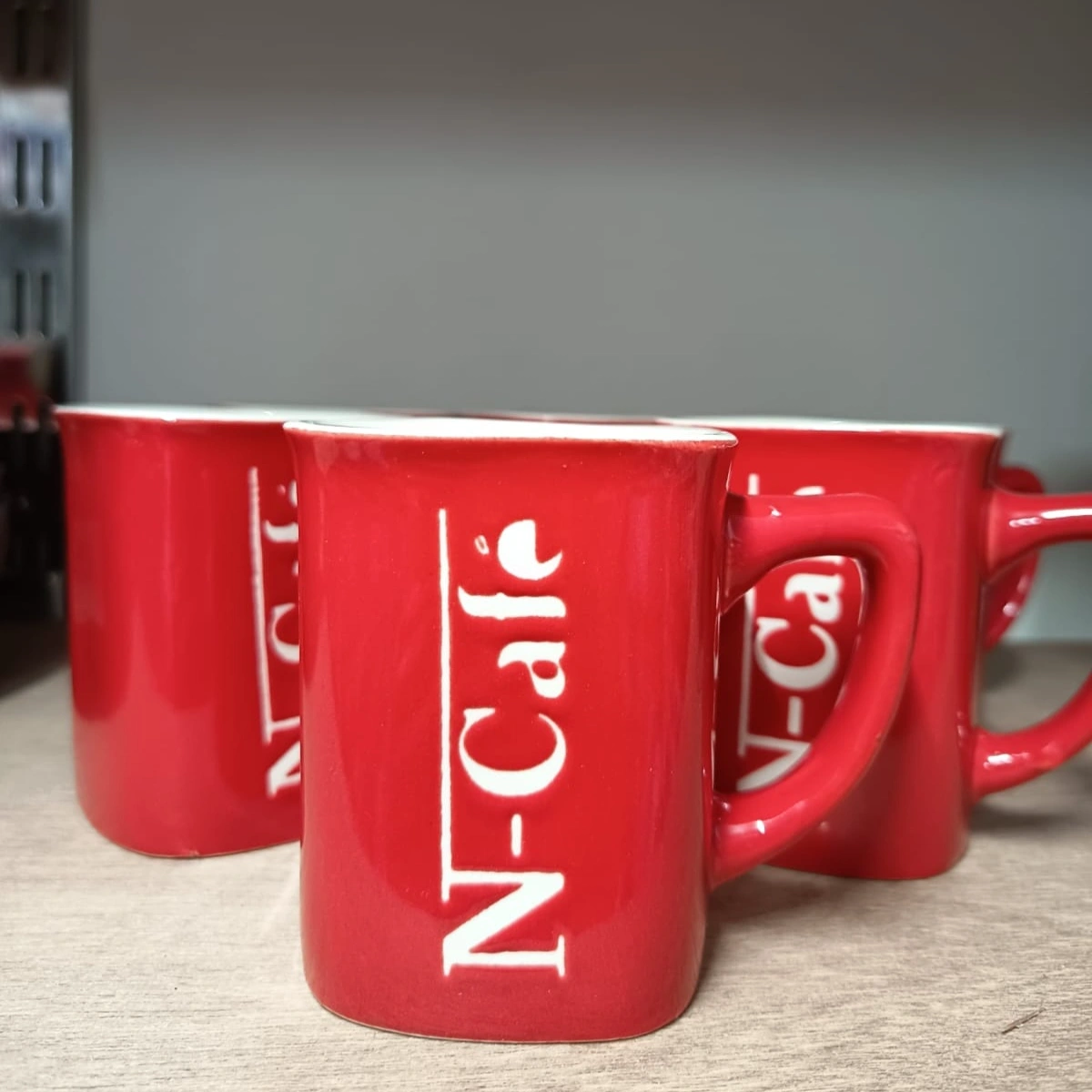 N-Cafe Ceramic Coffer/ tea Cup Set - 6Pcs (1 Set ) 1