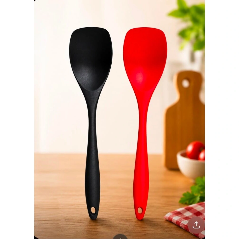 Silicon Spatula Spoon - 1Pcs 1