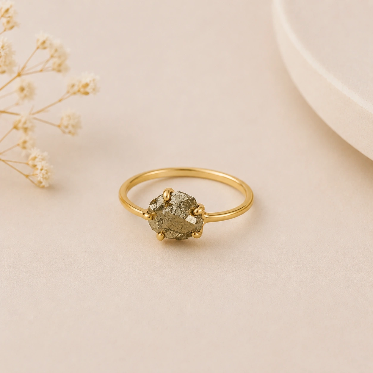 Pyrite Ring Male 1