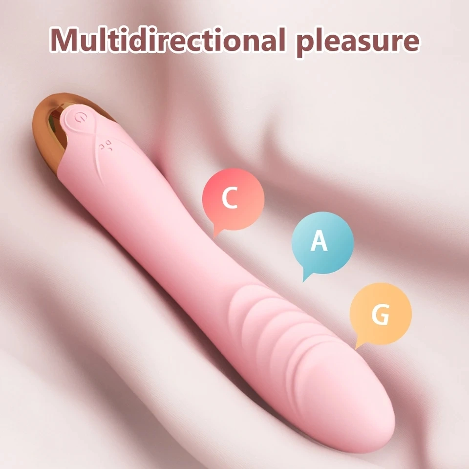 Premium Silicone Personal Wellness Massager – 10 Vibration Modes, USB Rechargeable, 20cm Dildo Intimate Private Products By Naughtynest 8